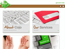 Tablet Screenshot of cojo.com.au